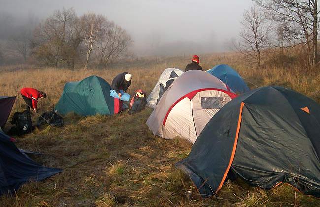 Kolejny poranek powitał nas pięknym słońcem
